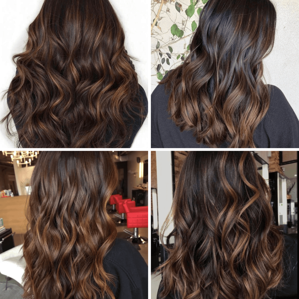 cabelos morena iluminada