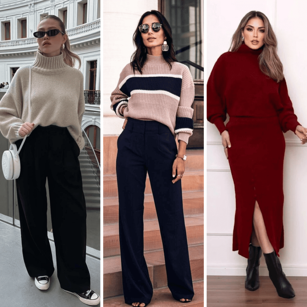 tricô no trabalho looks com tricôs no trabalho